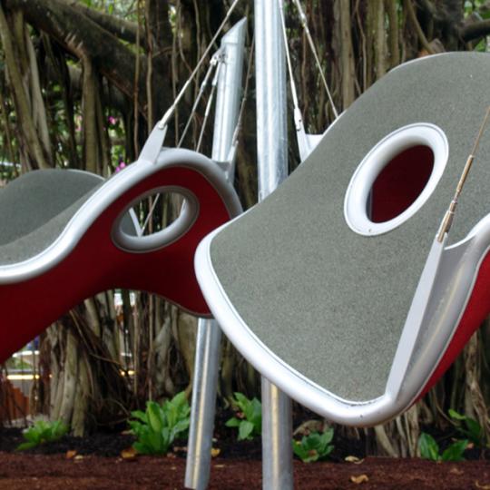 play plates: interactive sculptural playscape